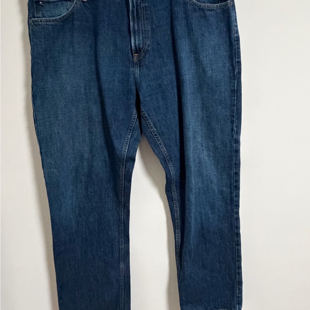Tommy Hilfiger Men's Dark Blue Straight Jeans - Picture 2 of 16